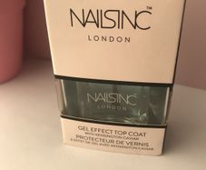 Nails Inc Gel Effect Top Coat with Kensington Caviar - New / Boxed