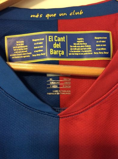 FC Barcelona Jersey.  Official Nike Mens Home Jersey Season 2008-2009. Original From The Time. Not A Modern Remake.