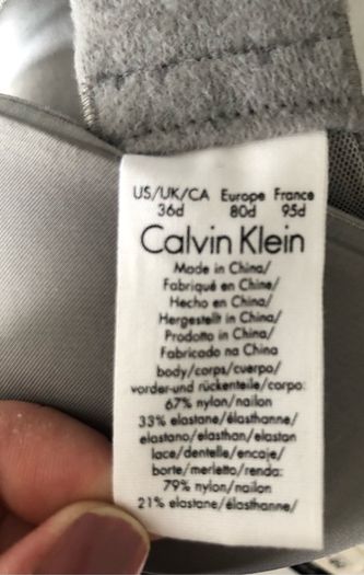 Calvin Klein underwear set - sz 36 D