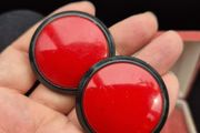 Vintage Red Earrings