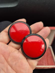 Vintage Red Earrings