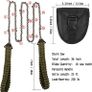 Pocket Chainsaw with Paracord Handle (24inch-11teeth) / (36inch-16teeth) Folding Chain Hand Saw Fast Wood & Tree Cutting Emergency Outdoor Survival Gear Best for Camping Backpacking Hiking Hunting Image 2