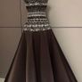 Brown luxurious evening dress Image 2