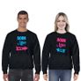 Born To love Couple Sweatshirts valentines day gift present Image 2