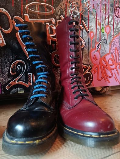 Dr Martens 1914 Boots Black & Oxblood