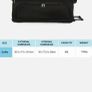 4 black wheelie bags Image 3