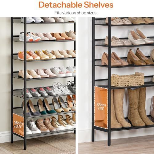 Vintage Shoe Rack 28-35 Pairs Brown