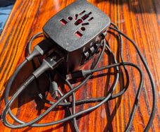Universal Travel Adapter (4x USB) + USB-C & Lightning Cables