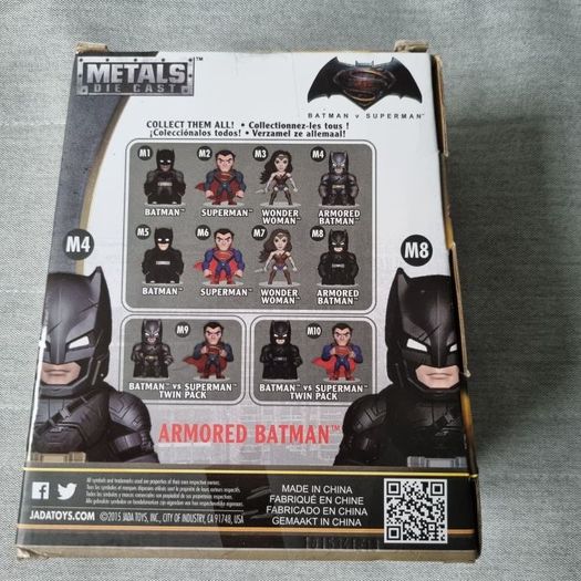 Metals Die Cast Armoured Batman figure Batman vs. Superman figure