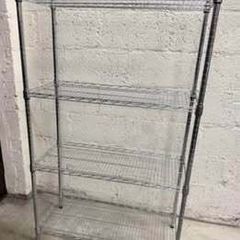 HEAVY DUTY Chrome Wire 4 Tier Shelving Unit 120 x 40 x 150 Cm (Brand New in Box)