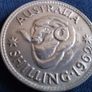 1962 Australian Silver Shilling. Image 2