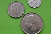 Belgium 1951-1972 years coins.