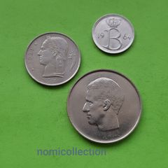 Belgium 1951-1972 years coins.