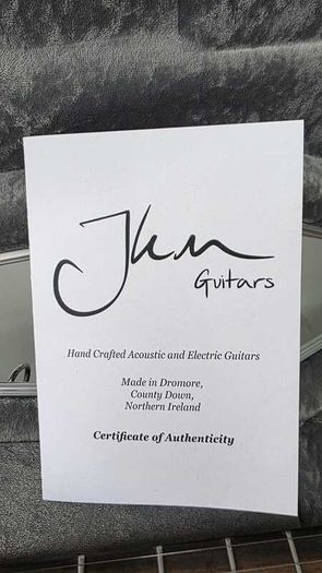 JKM 485 Sitka Spruce and Red Gum Acoustic Guitar Oil Finish