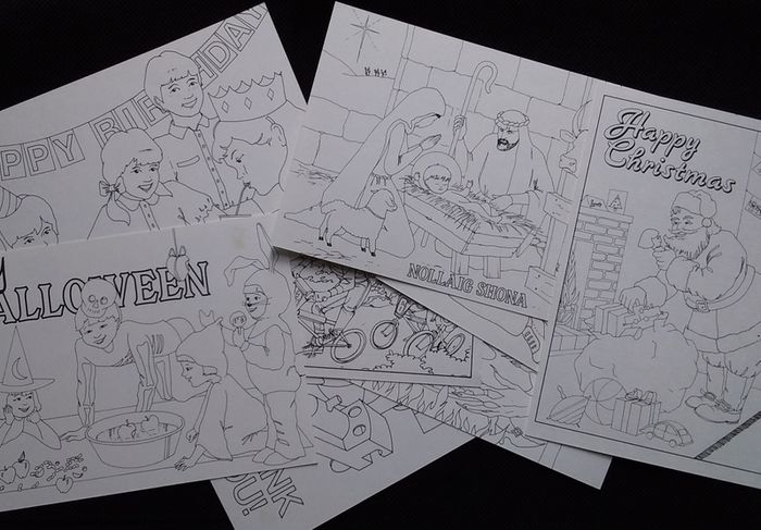 An Post 1987 " Kiddy Colour Cards " Collection