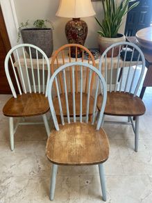4 x Sturdy Kitchen Dining Chairs - Can Deliver