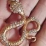 A striking snake-shaped brooch. Image 3