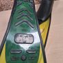 Crane diving flippers size Uk 6-7 EU 40-41 with snorkel breathing tube Image 7