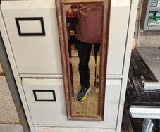 An old mercury mirror