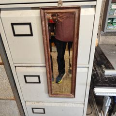An old mercury mirror