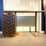 Walnut and Sycamore handcrafted bar cabinet Image 7