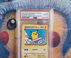Surfing Pikachu Corocoro Comics Promo 1997 PSA8
