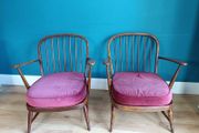 Mid Century Vintage Retro Ercol Easy Chairs model 334
