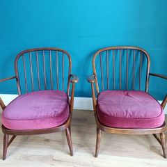 Mid Century Vintage Retro Ercol Easy Chairs model 334
