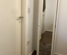 IKEA SILVERAN High Cabinet with Mirror Door