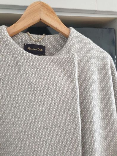Massimo Dutti Wool Rich Coat Size Medium