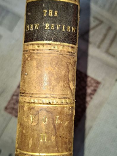 The New The New Review, Political, Philosophical, and Literary, Volume II, published in 1863 Leather Spine Hardback, puThe New Review, Political, Philosophical, and Literary, Volume II, published in 1863 Leather Spine Hardback, published in Dublin by Hodg
