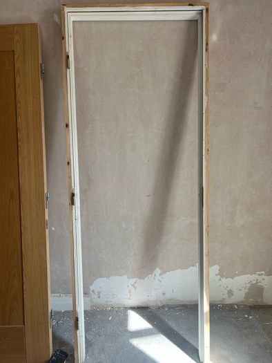 bathroom door and frame ( fire door)