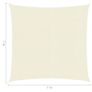 Sunshade Sail 160 g/sqm Cream 7x7 m HDPE Image 2