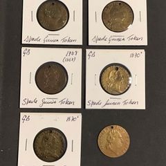 Great Britain Geo III Spade Guinea Tokens