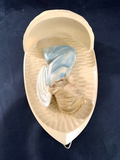 Vintage holy water font