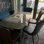 Marble Top Extendable Dining Table & Chair Image 4