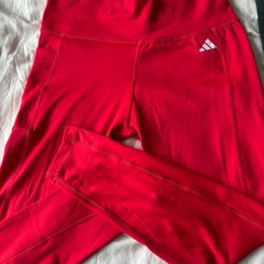 Black and red adidas leggings