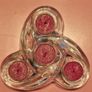 3 Table Centre Piece Tea Light Holders Image 4