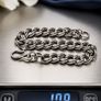925 Sterling Silver Double Link Bracelet, Birmingham 1978 Image 10