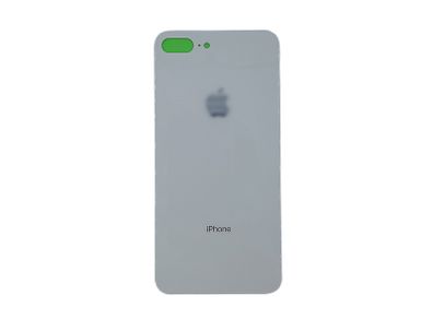 For Apple iPhone 8 Plus 5.5" Battery Back Cover Rear Glass White - WITH ADHESIVE - FHT02IPBK