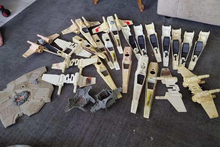 Vintage Original Star Wars toy parts massive lot