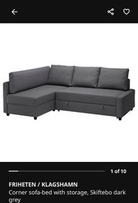 Corner sofa bed couch