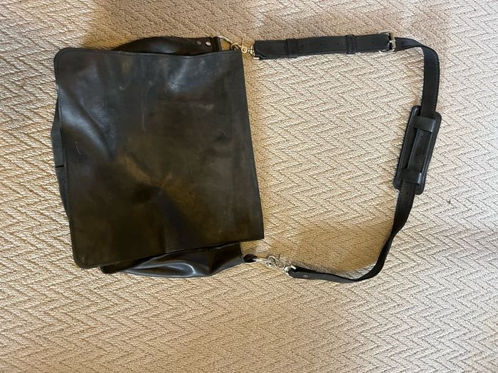 leather bag hand made in the US shoulder bag
