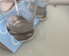 4 New Glass Tumblers