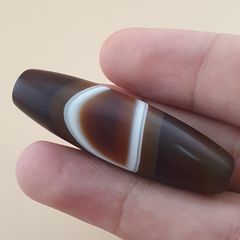 Vintage Natural Yemeni Suliemani Agate Bead Amulet
