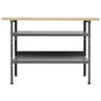 Workbench Grey 120x60x85 cm Steel Image 2