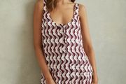 Reiss Wave Print Mini Dress