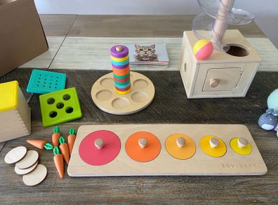 Lovevery wooden toy kit 13-15 months