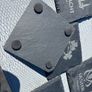 Irfu slate coasters Image 2