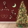 453 Pieces Fluorescent Wall Ceiling Sticker Glow in The Dark Stickers Moon Stickers Ceiling and Wall 3D Wall Stickers Luminous Adhesives Decals for Room, Wall, Bedroom (Green) Brand: Outus Image 4